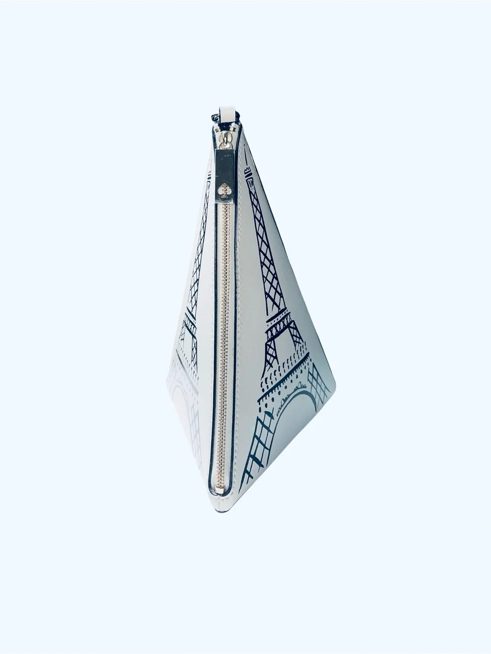 KATE SPADE MERRION SQUARE TRIANGLE EIFFEL TOWER WRISTLET IN CEMENT COLORWAY - Picture 6 of 8
